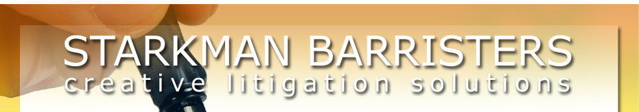 Starkman Barristers - Creative Litigation Solutions